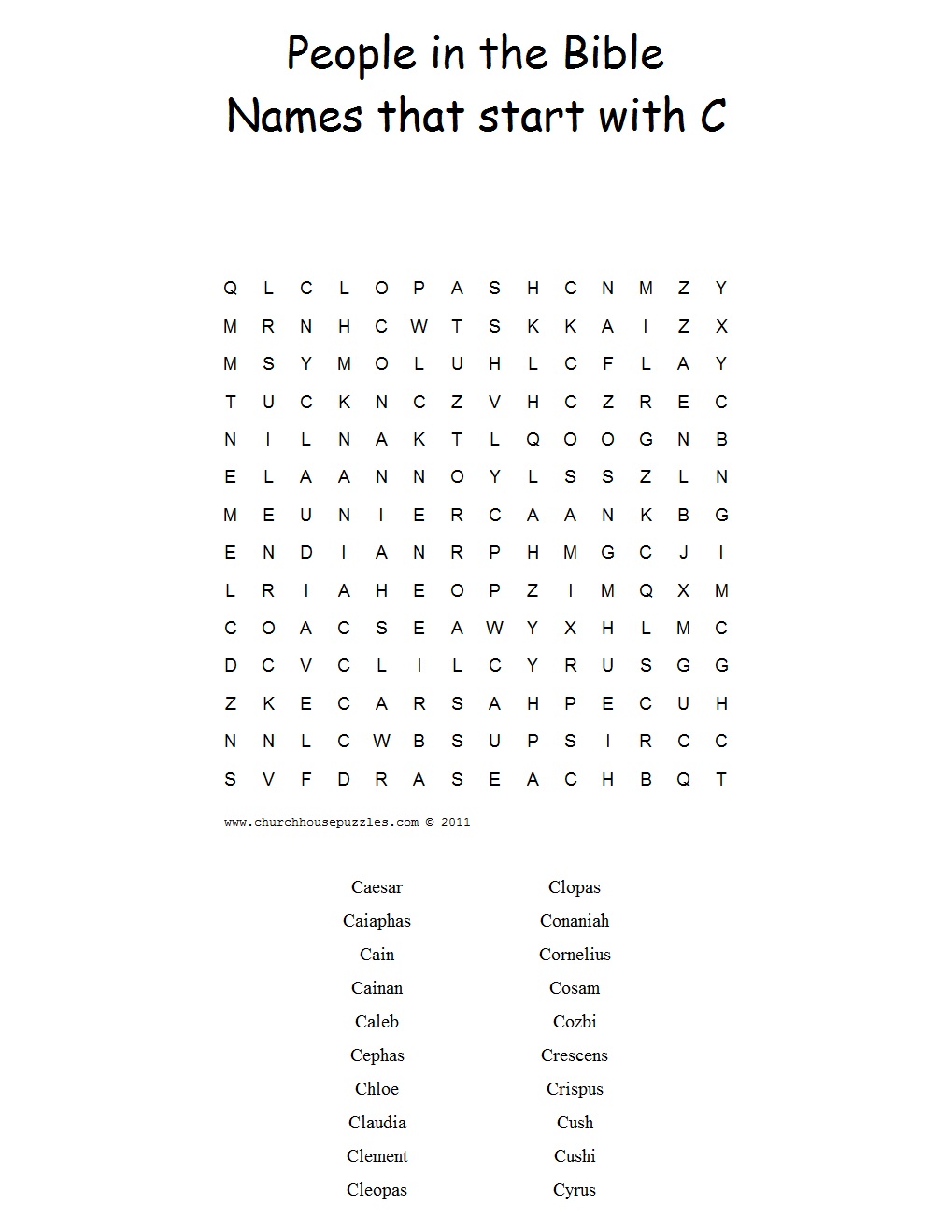 c names names that start with c word search puzzle c names names that start with c word search puzzle